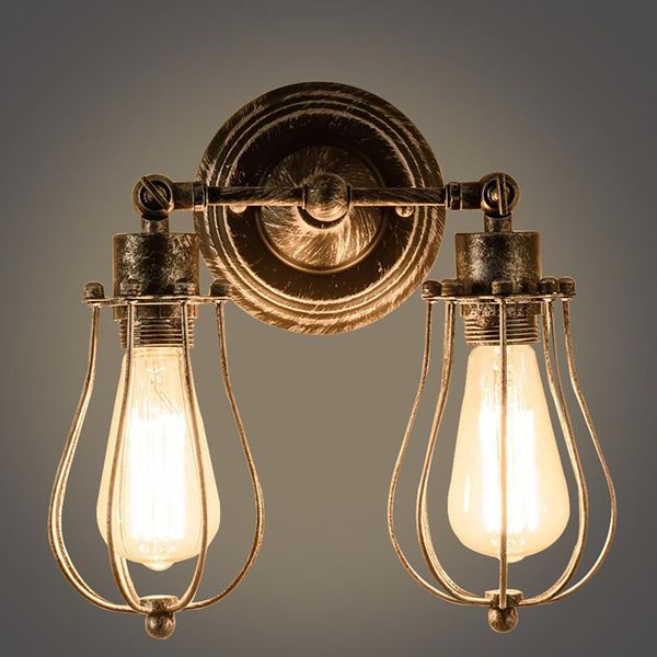 

wall lamp american loft iron vintage industrial indoor decoration for corridor living room home lighting fixture