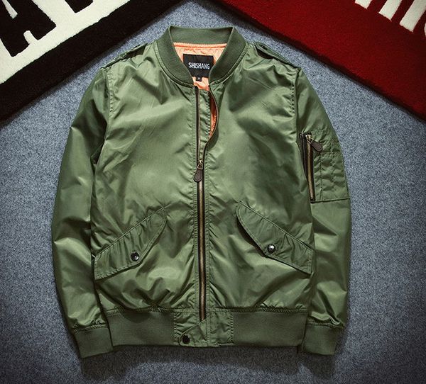 

men's jackets brand spring men plus size loose bomber windbreaker man veste homme coats black m-2xl 5o85, Black;brown