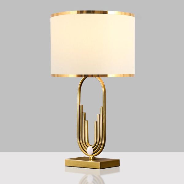 

table lamps postmodern light luxury living room model creative bedroom high-grade simple bedside study lamp