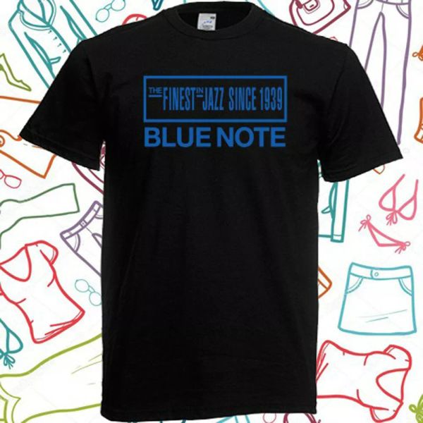 

blue note finest jazz since 1939 men's black t-shirt size s to 3xl, White;black