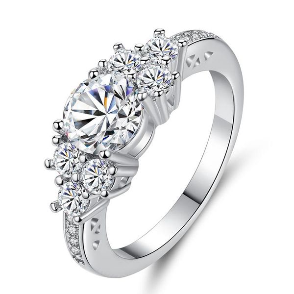 

wedding rings bright luxury cubic zirconia bridal for jewelry accessory anniversary party cute r399, Slivery;golden