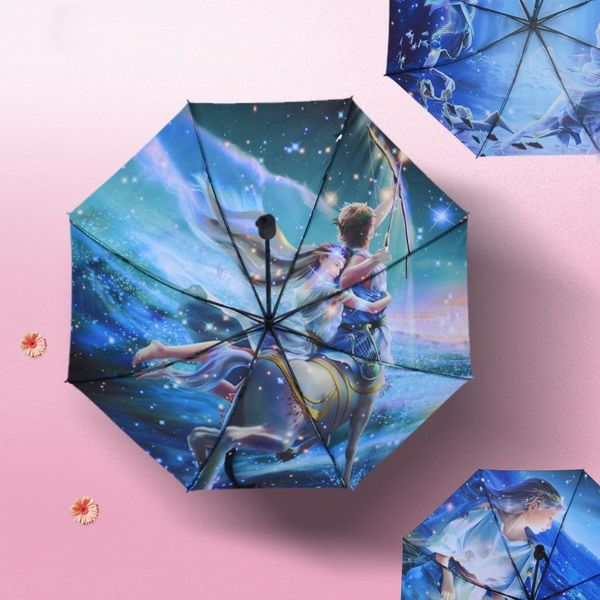 

umbrellas manufacturers direct sales 12 constellations sun female advertising folding