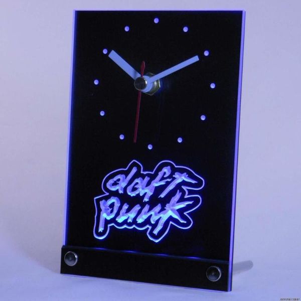

wall clocks tnc0037 discovery daft punk scogrooves table desk 3d led clock