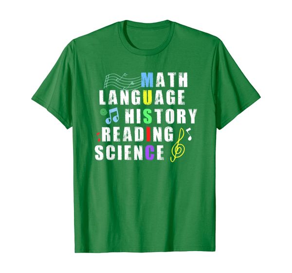 

math language history reading science music teacher gifts, White;black