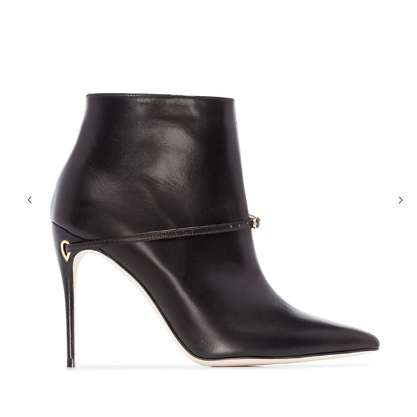 

boots european and american style early autumn 2021 sharp tip bare simple versatile leg trimming women's, Black