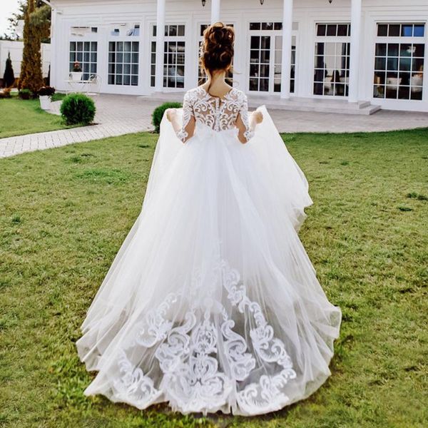 

girl's dresses flower girl floor length back birthday party gown princess formal wedding pageant kids for girls, Red;yellow