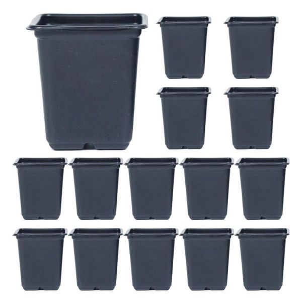 

planters & pots starter pot plant label tray nursery reused grow cups garden soft light durable plastic planter flower vases