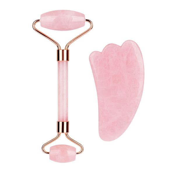 

china jade roller powder crystal set beauty skin massage equipment