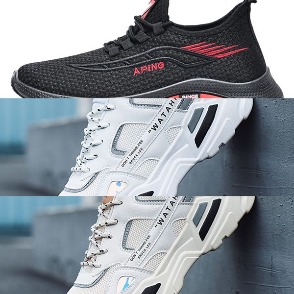 

outm designer trainer 2023 hoes slip-on sneaker comfortable casual mens walking sneakers classic canvas outdoor footwear train638, Black