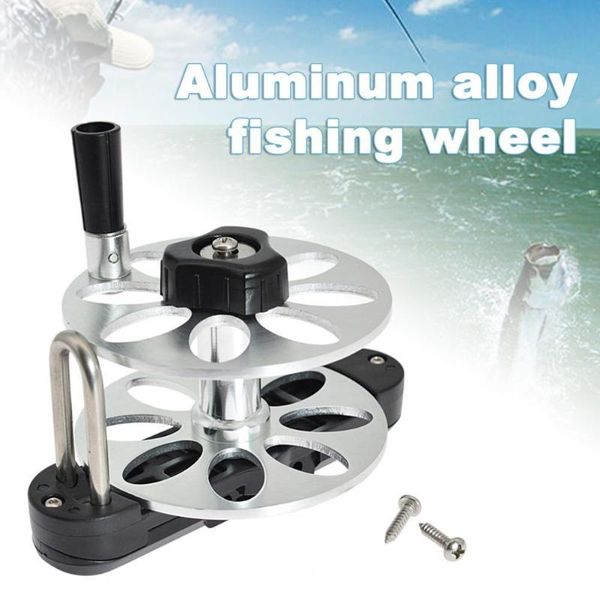 

baitcasting reels lightweight fishing solid adjustable aluminum alloy speargun split spearfishing rope capacity wheels for outdoors