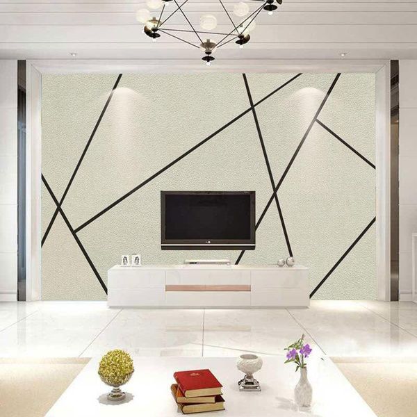 

wallpapers personalized tv background wall paper european-style living room non-woven wallpaper custom 3d abstract rhombus mural