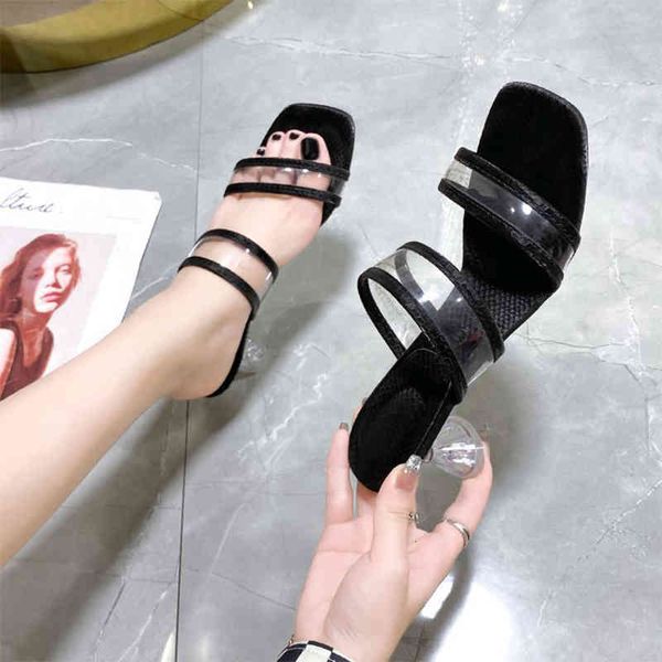 

dress shoes cabeÃ§a quadrada bombas de salto feminino moda s claros peep toe todos os jogos sandÃ¡lias chinelos senhora 5tgn, Black