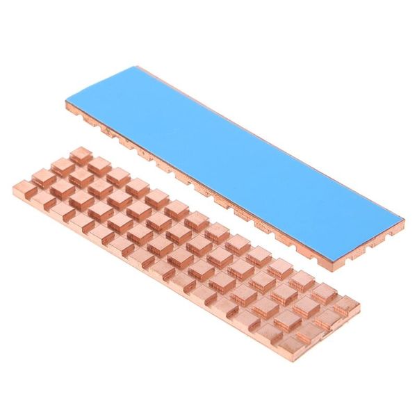 

fans & coolings copper heatsink thermal conductive adhesive for m.2 2280 pci-e nvme ssd dropship