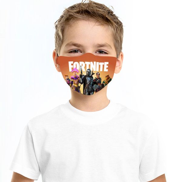 

factory outlet masks 3d digital printing mask game surrounding fortress night general dust-proof polyester for adults and children