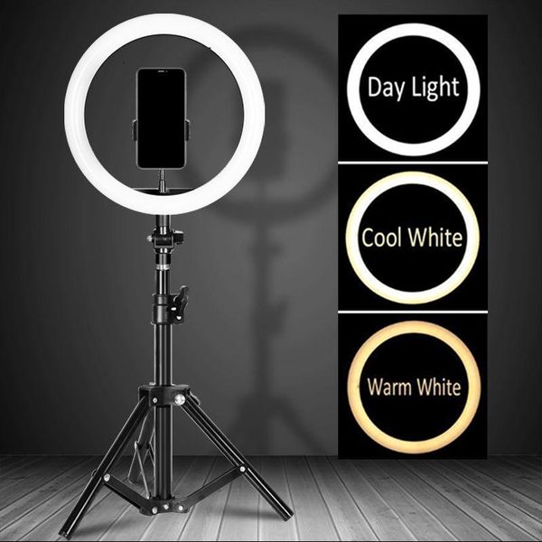 

flash heads selfie ring light with tripod stand for phone po shoot ringlight led lamp circle vlog right ringht ringlamp