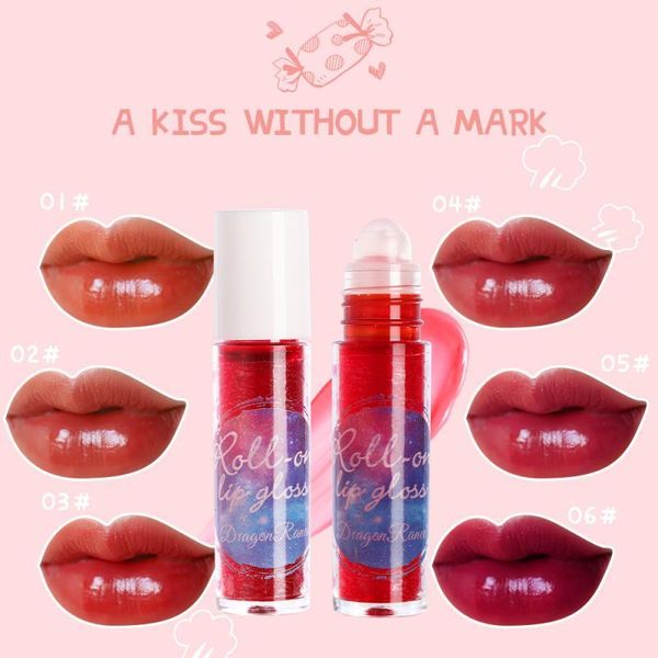 

lip gloss arrival 1 pc roll-on matte velvet glaze easy to carry color smooth lasting makeup cosmetic tslm1