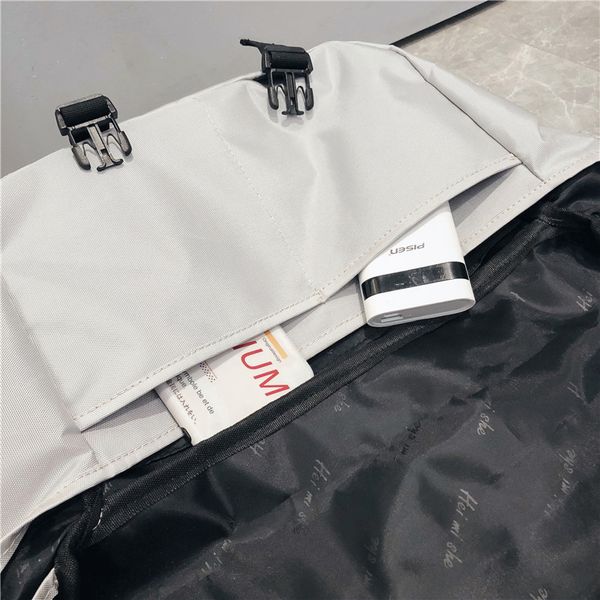 

2021 new fashion canvas messenger bag female ins all-match shoulder bag large capacity chest bag fashion brand couples belt