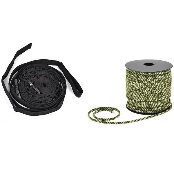 

pcs anti-slip camping accessories hanging rope & 1 50m reflective 4mm 7 strand core outdoor cords, slings and webbing