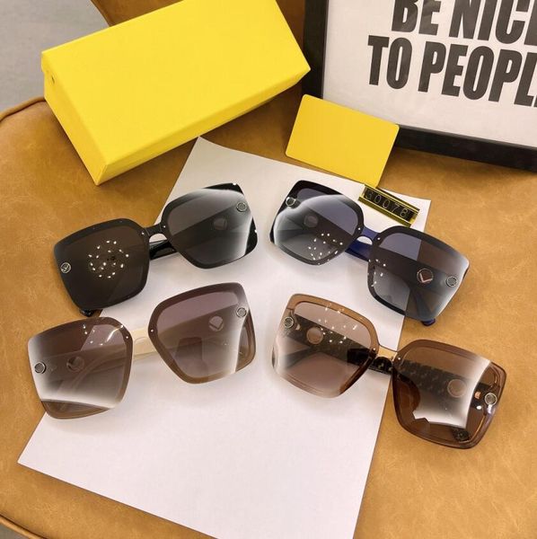 

full frame fashion designer sunglasses large square men women casual ladies uv400 protect eyes lenses with box, White;black
