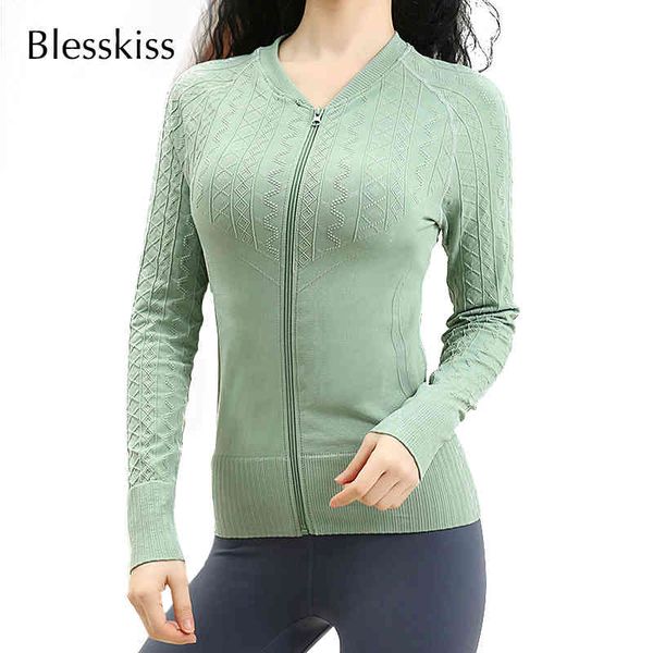 

blesskiss sport shirt yoga long sleeve sweatshirt fitness women gym wear sportswear
