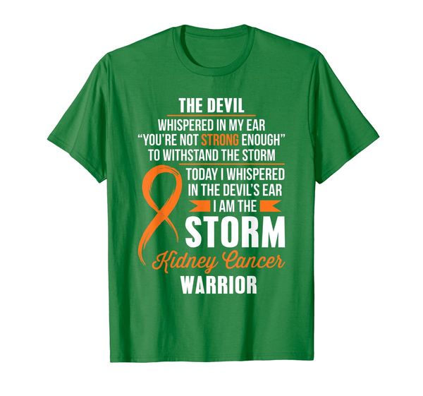 

Kidney Cancer Warrior - I am the Storm T-Shirt, Mainly pictures