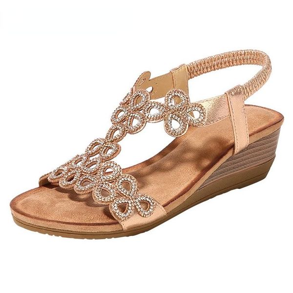 

sandals platform women hollow out peep toe wedges high heeled shoes zapatos mujer tacon chaussures femme, Black