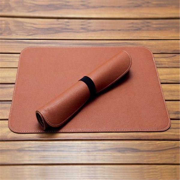 

outdoor camping barbecue table mat pu leather waterproof oil-proof picnic bottom rug wash-mats pads