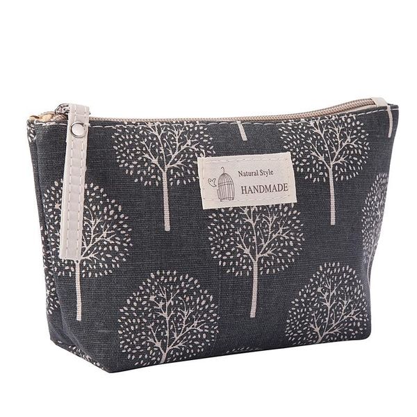 

multifunctional canvas card bag key mobile phone washing fabric zipper wallet cosmetics storage cosmetic bags & cases