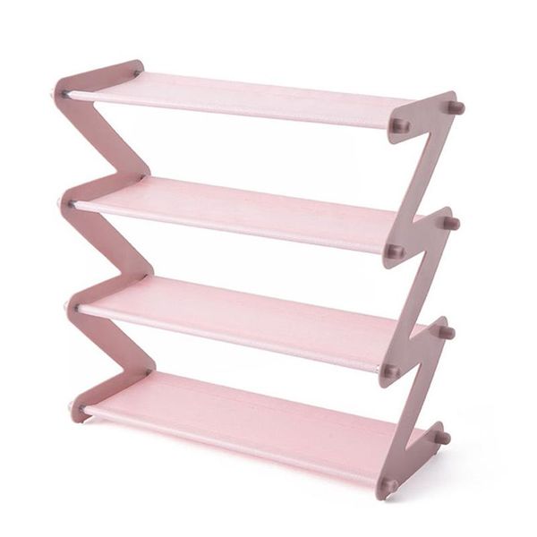 

stackable shoe organizer 4/5 tier multi-layer storage for shoes and daily supplies in home hfing clothing & wardrobe