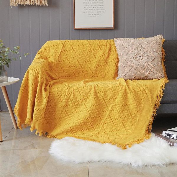 

blankets decorative tapestry throw for travel plane cobertor bedspread sofa blanket with tassel cover dust