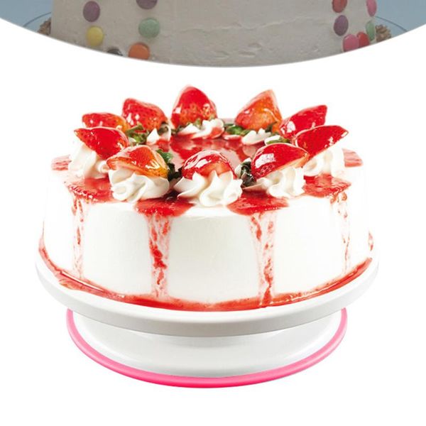 

cake rotary table decorating turntable 11inch rotating revolving plate kitchen display stand baking & pastry tools