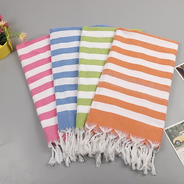 

towel stripe tassel bath super absorbent cotton gown soft accessories home textile