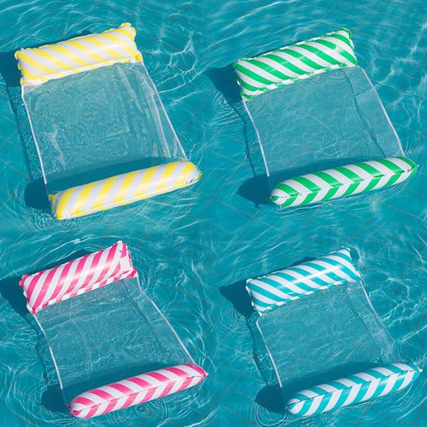 

life vest & buoy loading inflatable mattress water float hammock foldable roll up swimming pool accessories floating bed chair