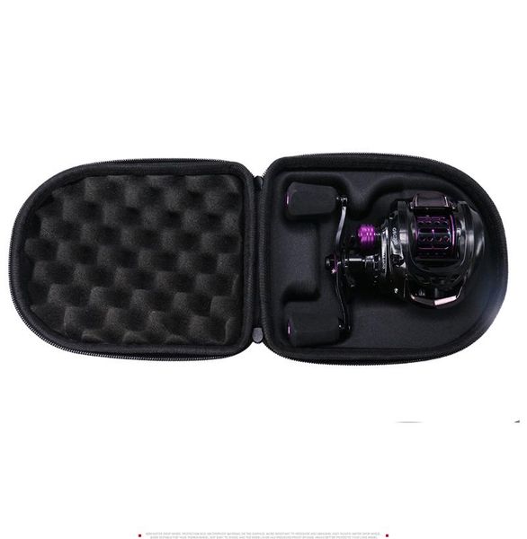 

portable eva fishing reel bag protective case cover for drum/spinning/raft pouch accessories baitcasting reels