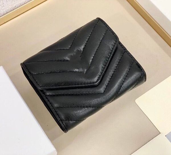 

litchi grain cowhide wallet luxury big brand gold logo clutch women credit card holder wallets fanny pack fashion designer lady handbags t1, Red;black