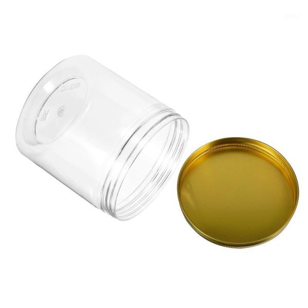 

storage bottles & jars 6 pcs transparent jar cereals bottle kitchen sealed canister