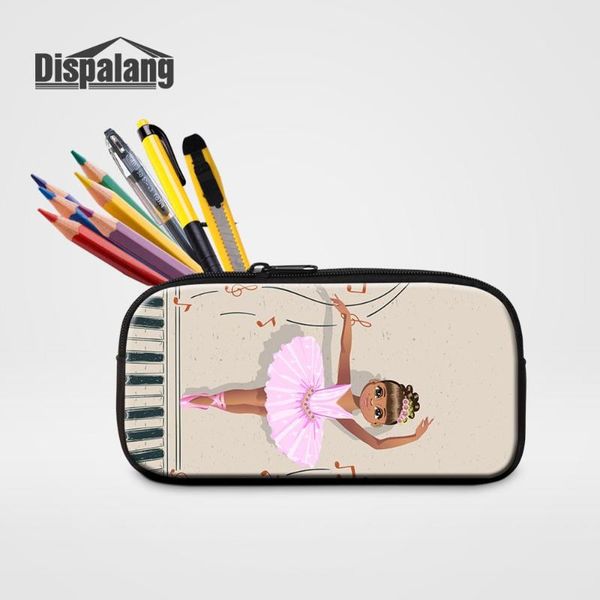

cute ballet girl children pencil case women cosmetic bags cartoon kids school box pouch office supply stationery & cases