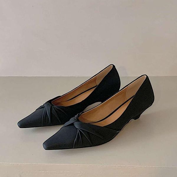 

arrival spring genuine leather small square toe med heel handmade brand shoes simple solid basic women pumps dress, Black