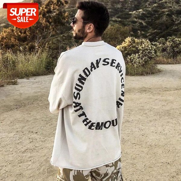 

kanye letter foam printing fog loose shoulder essentials short-sleeved t-shirt brand #9d19, White;black