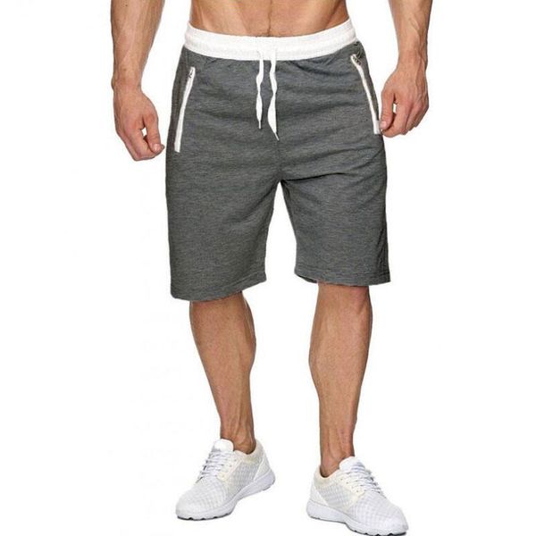 

men's shorts men bodybuilding fitness summer gyms workout male breathable sportswear jogger beach brand short pants mens clothing, White;black
