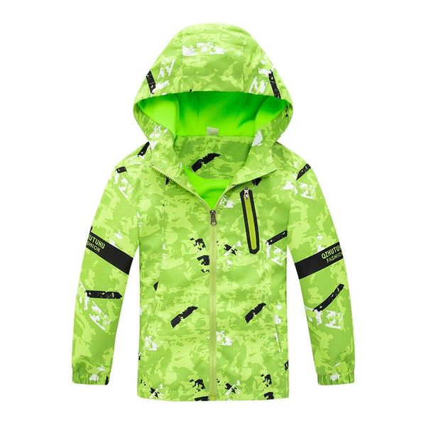

jackets autumn camouflage waterproof warm fleece child coat baby boys rain spring children outerwear kids outfits 3-12 years old, Blue;gray