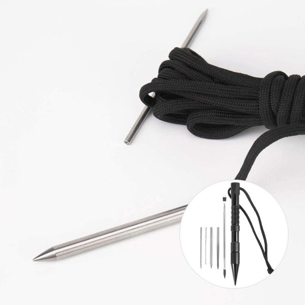 

outdoor gadgets bracelet knitting needles paracord braiding tools diy weaving kit