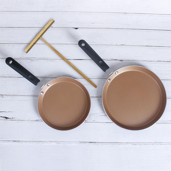 

iron round griddle non-stick crepe pan for pancake egg omelette frying gas induction cooker cookware kitchen tools electric skillets