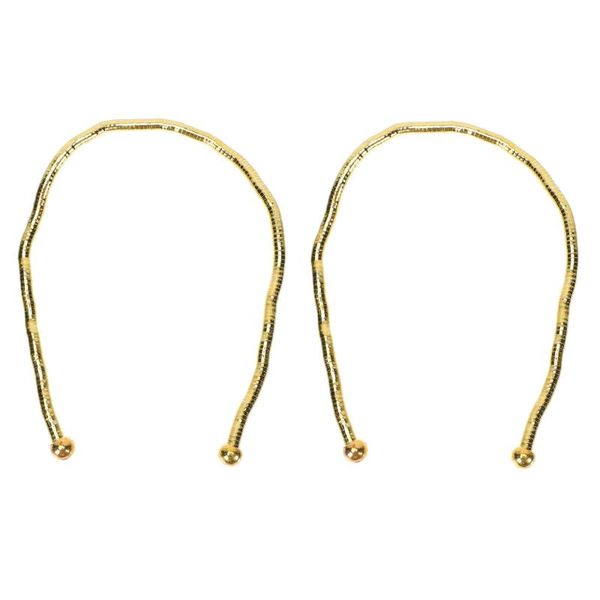 

other home decor 2pcs simple curtain twisted buckle delicate tieback clip golden