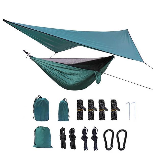 

sun shade sail hammock with mosquito net outdoor square garden patio waterproof shelters portable camping tarps tent ultralight tents and