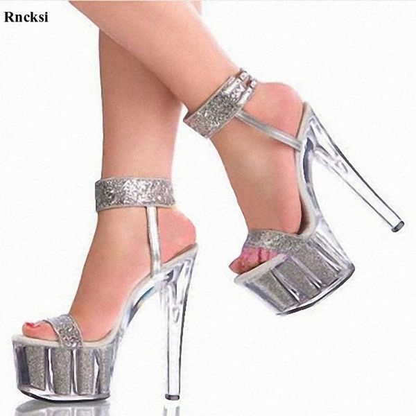 

rncksi new fashion withholding shoes club 15 cm/high-heeled sandals/slipper appeal/performance women's shoes, Black