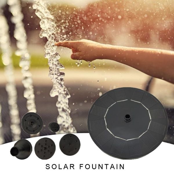 

outdoor floating fountain garden pond pool decoration water solar powered pump for home decorations