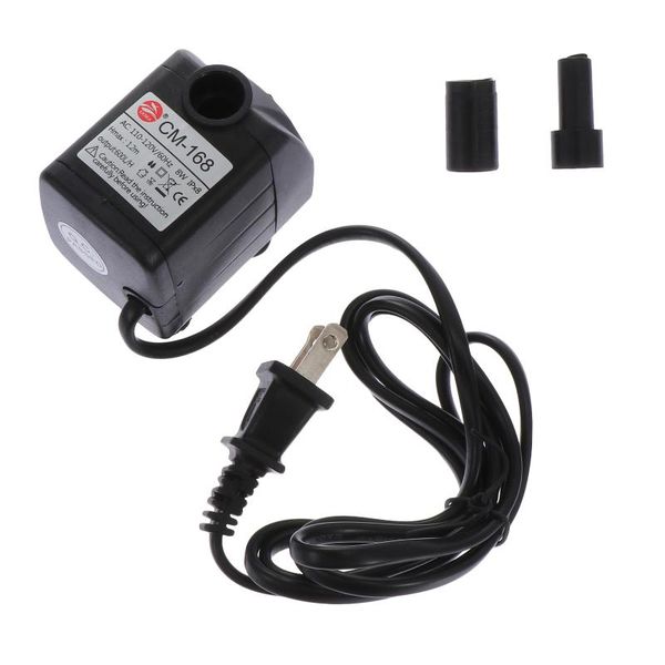 

air pumps & accessories 1 pc practical fish tank submersible pump small water accessory (black)