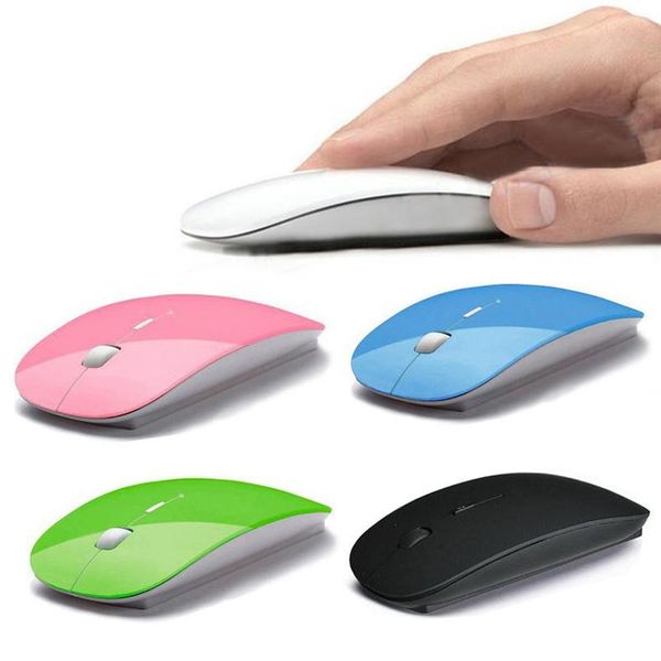 

optical wireless mouse 2.4g receiver ultra-thin for computer pc lapdeskdf mice