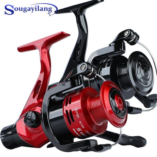 

sougayilang 2000-7000 series 5.5:1/5.2:1 spinning fishing reel feeder carp tackle pesca baitcasting reels